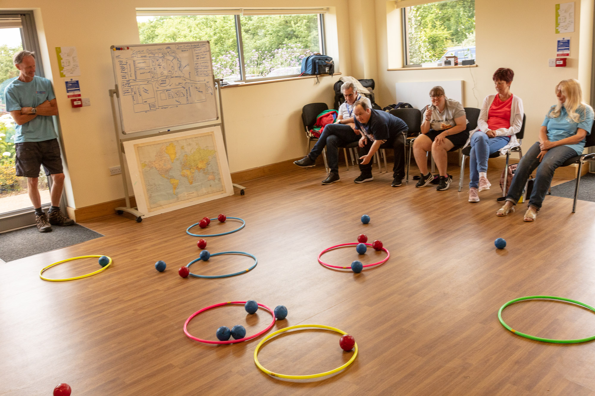 Boccia game