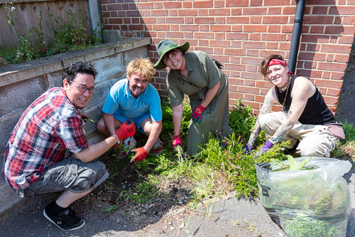 Garden maintenance at the GP Unit