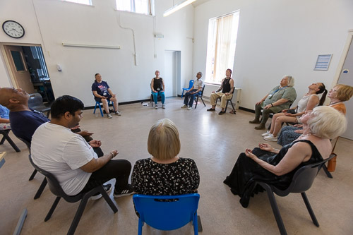 Meditation class