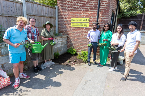 Garden maintenance at the GP Unit